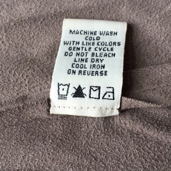 Max Studio vegan suede loose swing oversized vest - Picture 5 of 8